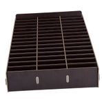 ROMISBABA Ahşap Çoklu Telefon Depolama Kutusu Bölmeli Masaüstü Organizer Doğal Ahşap Malzeme ile Okul Ofis Toplantı Odası Fonksiyonlu Telefon Saklama Kutusu