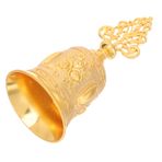ROMISBABA Noel Masa Çanları sayaç çanları tinkerbell noel otel zili inek çanı bulaşık çanı yüzük El çanı dekoratif çanı restoran zili yemek masası çanı el zili Çinko Alaşım Golden