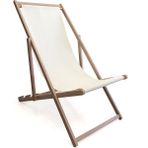 Ron Chillong Ahşap Şezlong - Naturel
