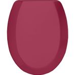 Rona Parlak Bordo Tisa ThermoPlast Standart Klozet Kapağı (Üstten Monte)