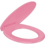 Rona Pembe Tisa Thermoplast Standart Klozet Kapağı (Üstten Monte) - Açık Pembe - yok