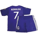 Ronaldo Mor Retro Real Madrid 2017 Cardiff Şampiyonlar Ligi Finali 3'lü Çoçuk Futbol Forma Seti(Forma,şort ve Çorap) - 7 - 8 Yaş