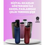 Ronanna 500 ml LED Ekranlı Paslanmaz Çelik Akıllı Termos