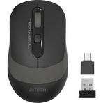 Ronanna A4 Tech FG10CS Aır2, Grey, Sılent, Fstyler, 2,4ghz Kablosuz, Usb-C Den Şarj Edilebilir, Optik Mouse, 10-15METRE, 4 Buton, Nano Alıcı