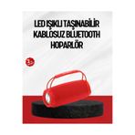 Ronanna Bay-TDUCZZZBOMBOX3PROKIRMIZI-MLll Ipx6 Su Geçirmez Bluetooth 5.1 Taşınabilir Hoparlör Çift 10W