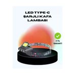 Ronanna Bay-TDUCZZZHS209-1-MLll Cob + Xpe Led Kafa Feneri 800 Lumen Usb Type C Şarjlı Çok Modlu