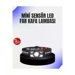 Ronanna Bay-TDUCZZZHS241-3-MLll Kamp Ve Yürüyüş İçin Sensörlü Led Kafa Feneri Ayarlanabilir