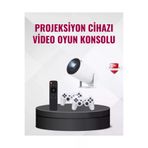 Ronanna Bay-TDUCZZZHYOYUN300PROJEKSYON-MLll Kablosuz Mini Projeksiyon Cihazı Oyun Ve Film İçin Taşınabilir Ev Sineması