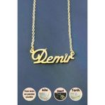Ronanna BTN86964 Demir İsimli Kolye
