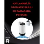 Ronanna Damacana Üstü Akıllı Su Pompası | 3 Damacana Kullanım | 4W Güç | Micro USB Şarjlı | Katlanabilir & Taşınabilir
