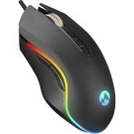 Ronanna Everest SM-F09, Tıtanıo, Rgb Aydınlatma, USB Kablolu, Programlanabilir 6 Tuşlu, Gaming Mouse, 7.200 Dpı, Siyah