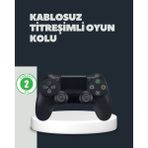 Ronanna Kablosuz Titreşimli Oyun Kolu – Ps4 Uyumlu Ergonomik Tasarım ve Uzun Pil Ömrü