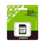 Ronanna Kıngston 512GB Canvas Select Plus Gen3 Sdxc Uhs-I U1 V10 150MB/S CLASS10 Hafıza Kartı SDS3/512GB