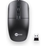 Ronanna Lenovo Lecoo M2001 Kablosuz+Usb 1600DPI+4 Tuşlu Siyah Mouse