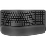Ronanna Logıtech Wave Keys Kablosuz Ergonomik Klavye Gri 920-012311