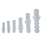 Ronanna Plastik Dubel Beyaz 7 mm ( 100 Adet )