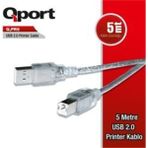 Ronanna Qport Q-Pr5 USB 2.0 5m Yazıcı Kablosu