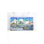 Ronanna RNA24242451283FTA Ahşap İstanbul Temalı Magnet - Model 12