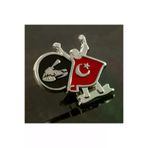 Ronanna RNA66681BIJ Ay Yıldız Yaka Rozet
