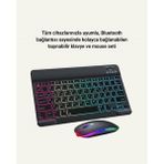 Ronanna Türkçe Q Klavye Düzenli Rgb Kablosuz Klavye Mouse Set