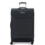 Roncato Joy Trolley Expandable Nero Büyük Boy Siyah Çekçekli Kumaş Valiz