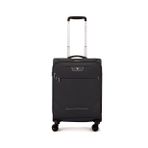 Roncato Joy Trolley Expandable Nero Kabin Boy Siyah Çekçekli Kumaş Valiz