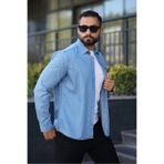ronex RAHAT KALIP NAKIŞLI ERKEK KOT GÖMLEK