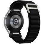 Rongep Yeni Nesil Bağlantı Alpine Loop 20mm Kordon Samsung ile Uyumlu Galaxy Watch 7/6/5/4 Serisi için Galaxy Watch 7 Kordon (40mm/44mm) Watch 6/4 Classic (47/43/42mm) Watch 5 Pro Uyumlu (Siyah)