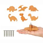 rongweiwang 6 set Dayanıklı Mobilya Kulpları Ahşap Çekmece Kulpları Ev İçin ve Hayata Eğlence ve İlham Getirmek İçin. Küçük Boyutta Ama, tip+2