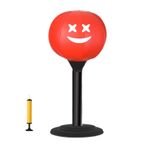 rongweiwang Speed Bag Boks Stres Giderici Eğlenceli Yumruk Öfkesi Çantası Ofis Masası İçin ABS Boks Stres Giderici Top Masaüstü Yumruk Çantası