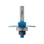 Ronia Ahşap Freze Bıçağı 03B-50802008 Dört Kanatlı Rulmanlı Yivli Kanal Açma Freze Ucu Sap 8 mm