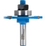Ronia Ahşap Freze Bıçağı 03B-50804008 Dört Kanatlı Rulmanlı Yivli Kanal Açma Freze Ucu Sap 8 mm