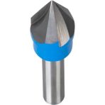 Ronia Ahşap Freze Bıçağı 09-15013008V60 Kavisli V-Yivli 60 Derece Freze Ucu Sap 8 mm