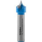 Ronia Ahşap Freze Bıçağı 18-12709508 Uç Kesim Yuvarlama V Yivli Freze Ucu Sap 8 mm