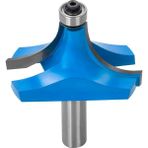 Ronia Ahşap Freze Bıçakları 05B-63532012 Rulmanlı Balık Sırtı Motif Freze Ucu Sap(D): 12 mm