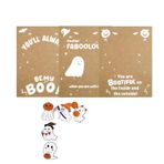 RONIAVL Zarf Mutlu Cadılar Bayramı Kartları ile Karanlık Tebrik Kartları 6pcs Cadılar Bayramı Glow