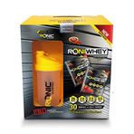 Ronic Nutrition Whey Ultimate Protein Tozu 30 Şase 1350 gr Çilek ve Çikolata Aromalı Shaker ve 2 Adet Tek Kullanımlık Whey Protein