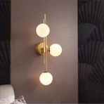 Ronisu Aydınlatma Irene Modern LED Cam Küre Duvar Aplik 3178-W38-7I-CZ - Gold