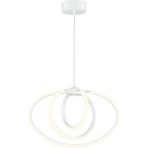 Ronisu Aydınlatma Jüpiter Sarkıt ve Plafonyer Şık Modern LED Avize - 3'lü Sarkıt - Beyaz
