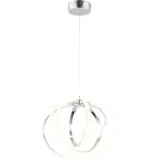 Ronisu Aydınlatma Jüpiter Sarkıt ve Plafonyer Şık Modern LED Avize - 4'lü Sarkıt - Krom