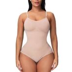 Ronronner Şekillendirici Kadın Dikişsiz Şekillendirme Kadın Bodysuit Göbek Balmumu Zayıflama Şekillendirici Korse Şekillendirici İç Giyim İçeriği İnce Bodysuit Büstiyer Dikişsiz, Bej, L