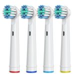 Ronsit Oral-B Elektrikli Diş Fırçası ile Uyumlu Yedek Fırça Başlıkları Profesyonel Bakım/SmartSeries/Advance Power/Pro Health/Triumph/3D Excel/Vitality Clean 1000 2000 3000 (4)