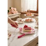 Rooc Love ve Cupcake Desenli Fuşya 2 Parça Pasta Servis Seti