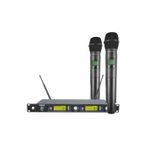 Roof R 1250 S E-E UHF Kablosuz 2'li İki Kanallı El Mikrofonu