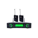 Roof R-203 2 Kanallı UHF 2 Yaka Kablosuz Telsiz Mikrofon