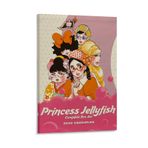 ROOKSTA Prenses Denizanası Kanvas Poster Klasik Estetik Yatak Odası Dekorasyonu Yağlıboya Resim Dekorasyon Oturma Odası Ev Posteri Hediye 08 x 12 inç (20 x 30 cm) Çerçeve stili-1