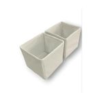 Room 2'li Beyaz Çekmece Içi Düzenleyici Organizer Set - Çok Amaçlı Dolap Içi Kutu Seti (13 * 13 * 13) - 001-Renkli - Option-1