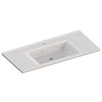 Roomart Atria 100 Cm Konsollu Lavabo Banyo Dolabi Lavabosu Beyaz