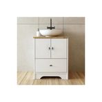 Roomart Ayaklı 2 Kapaklı Lavabolu Mdflam 60 Cm Banyo Dolab