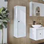 Roomart Banyo Dolabı Mat Mdf 110 X 35 Cm Banyo Boy Dolabı Beyaz